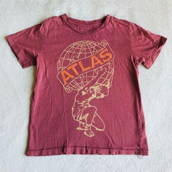 Peek Kids Boys Atlas Graphic Short Sleeve T-Shirt - Picture 1 of 6